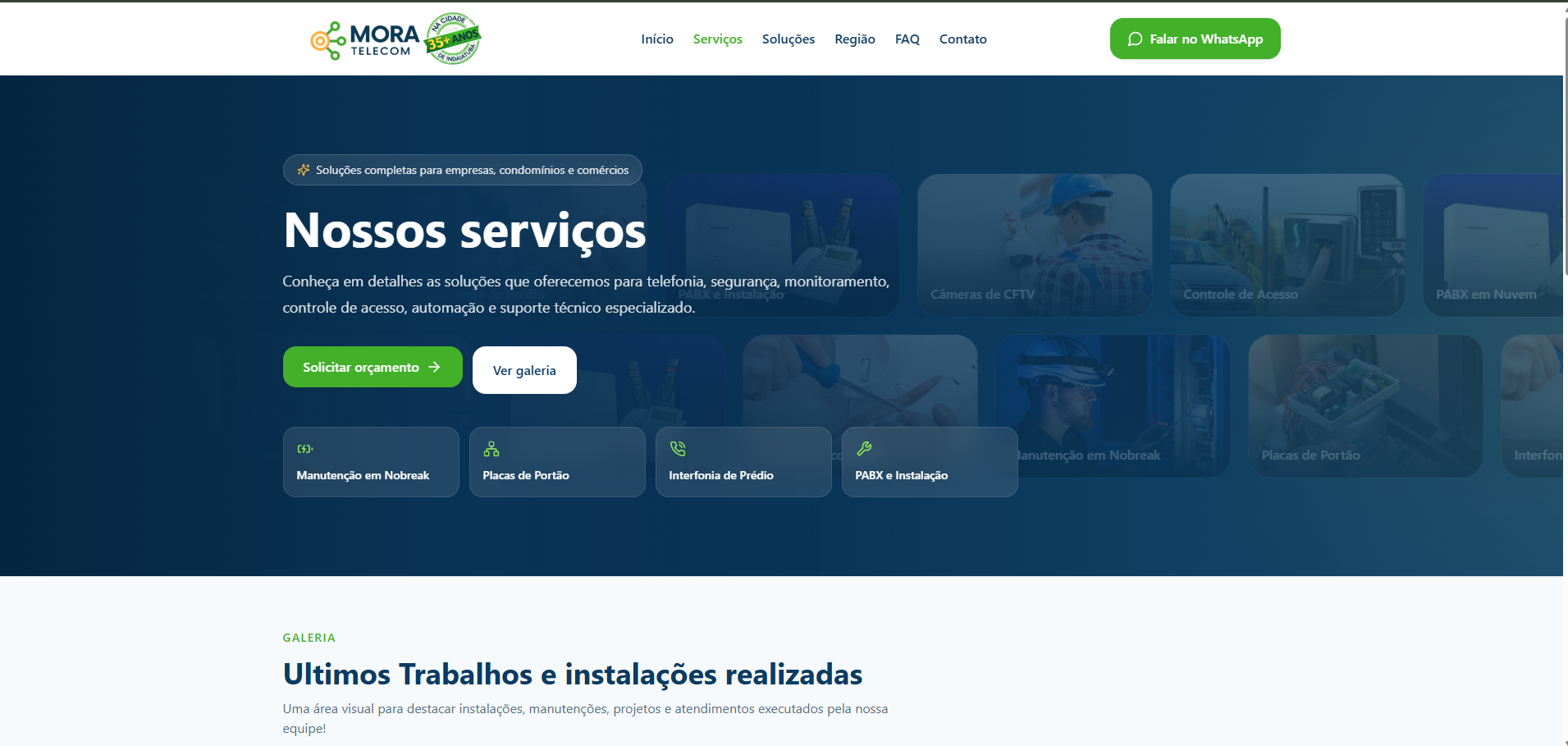 Mora Telecom - Tela 2