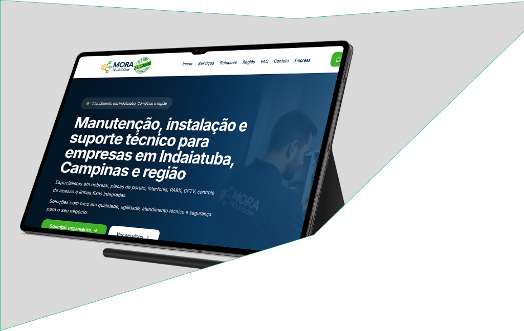 Mora Telecom - Portal Institucional B2B